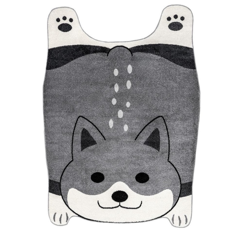 nuLOOM Charli Playful Puppy Kids Grey 8 ft. x 10 ft. Area Rug GCHS04A-8010