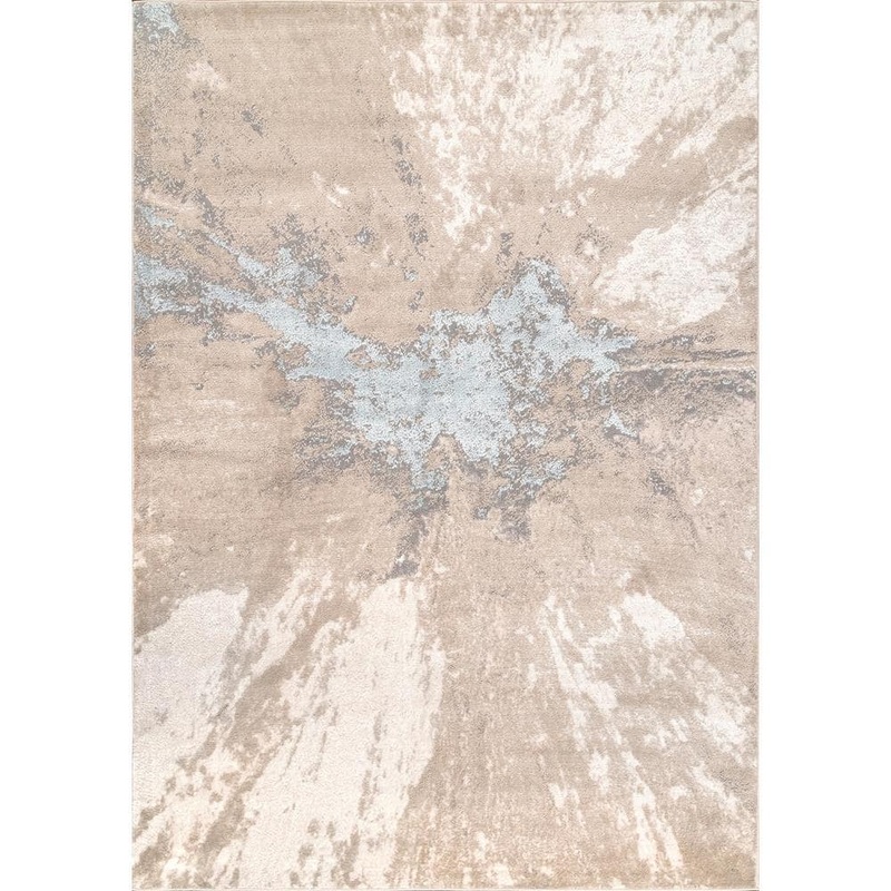 nuLOOM Contemporary Abstract Cyn Beige 10 ft. x 14 ft. Area Rug CFDR02C-10014
