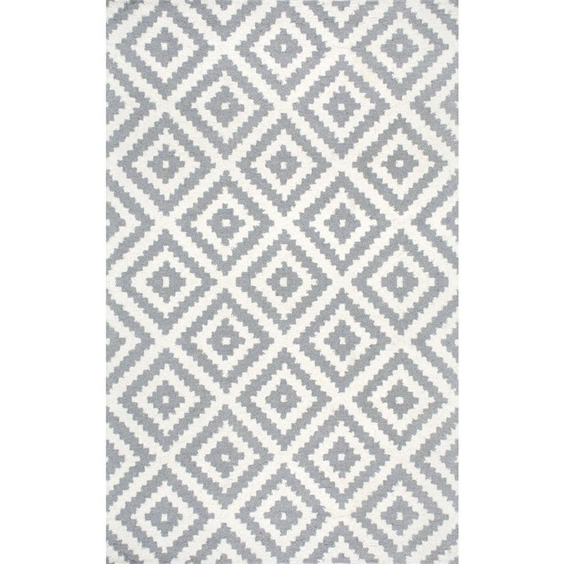 nuLOOM Kellee Contemporary Gray 5 ft. x 8 ft. Area Rug MTVS174B-508