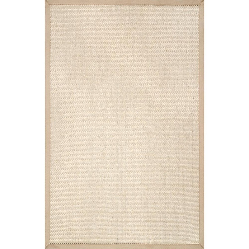 nuLOOM Proper Sisal and Wool Tan 5 ft. x 8 ft. Area Rug HJKN03A-508