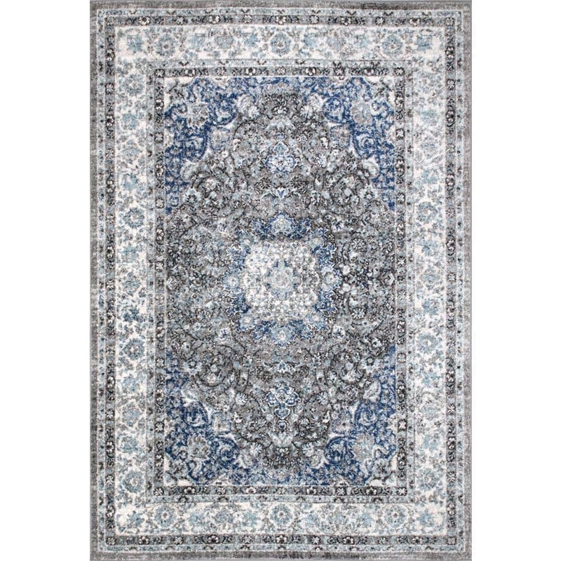 nuLOOM Verona Vintage Persian Dark Gray 4 ft. x 6 ft. Area Rug RZBD07E-406