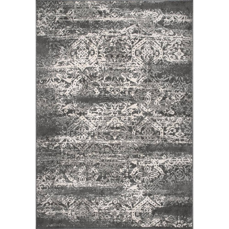 nuLOOM Vintage Freja 9 ft. x 12 ft. Dark Gray Indoor Living Room/Bedroom/Dining Room Area Rug OWMN06C-9012