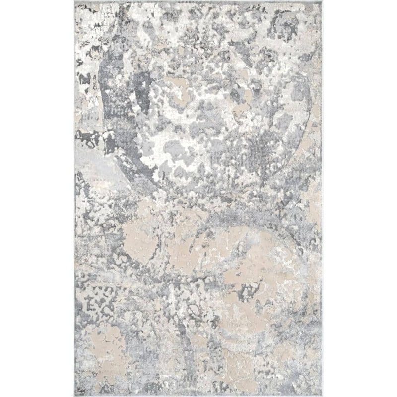 nuLOOM Vintage Natalya Gray Doormat 3 ft. x 5 ft. Accent Rug LPCY04A-305