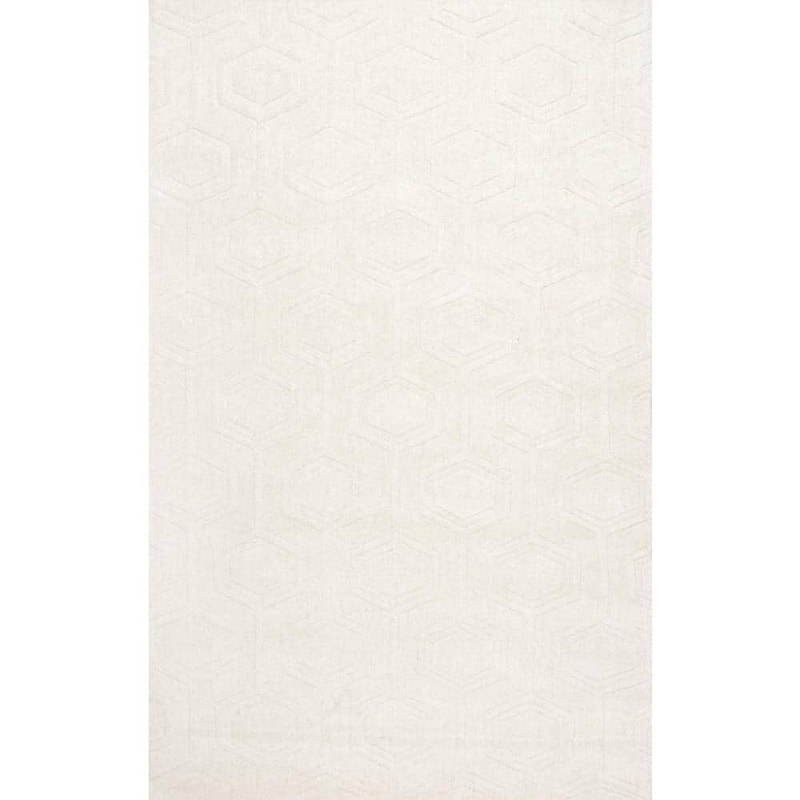 nuLOOM Ambrose Geometric Ivory 9 ft. x 12 ft. Area Rug RUCS03B-860116