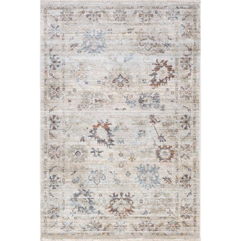 nuLOOM Hallie Vintage Medallion Beige 5 ft. x 8 ft. Area Rug ECJN02A-508