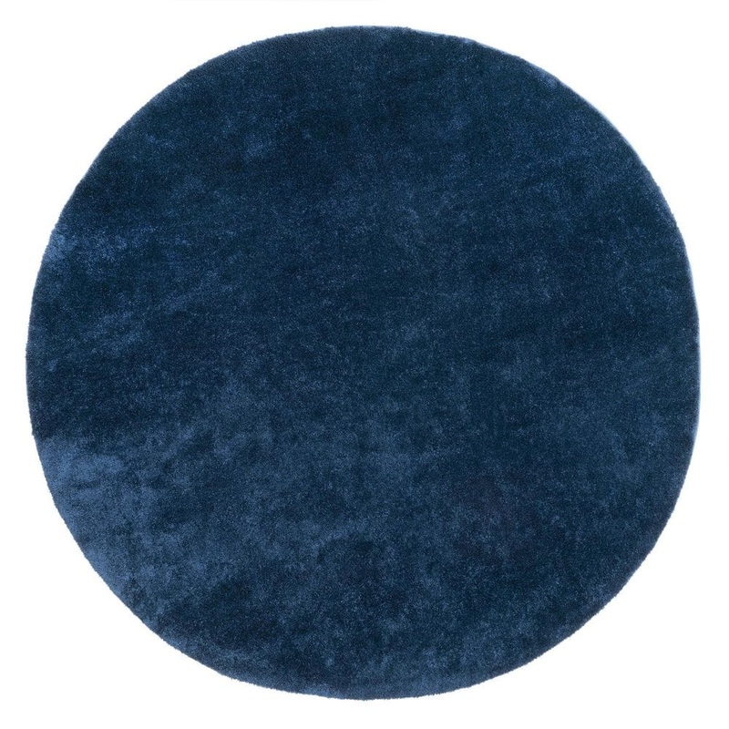 nuLOOM Loni Solid Machine Washable Shag Navy 6 ft. x 6 ft. Area Rug BIVD01B-R606