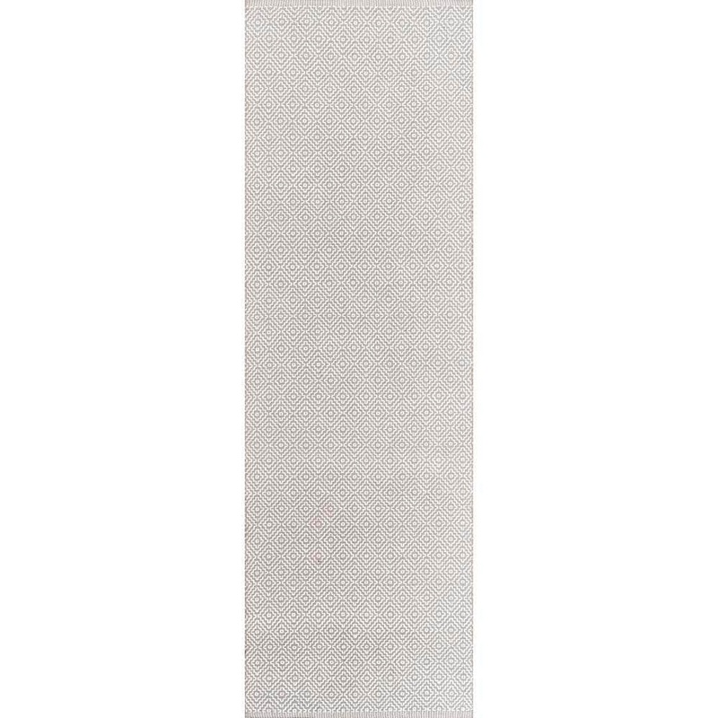 nuLOOM Lorretta Geometric Taupe 3 ft. x 8 ft. Runner Rug HMCO6B-2608