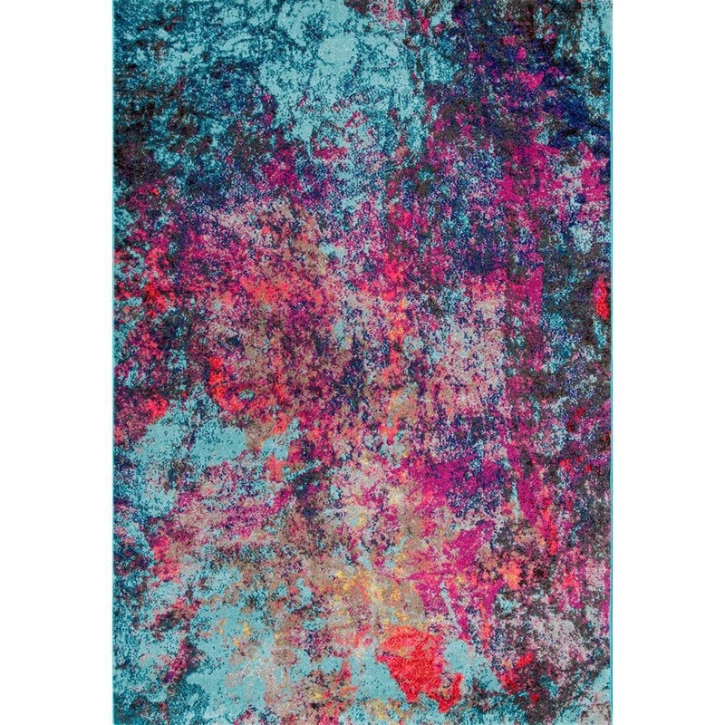 nuLOOM Reva Abstract Multi Doormat 3 ft. x 5 ft. Area Rug ECCR20A-305