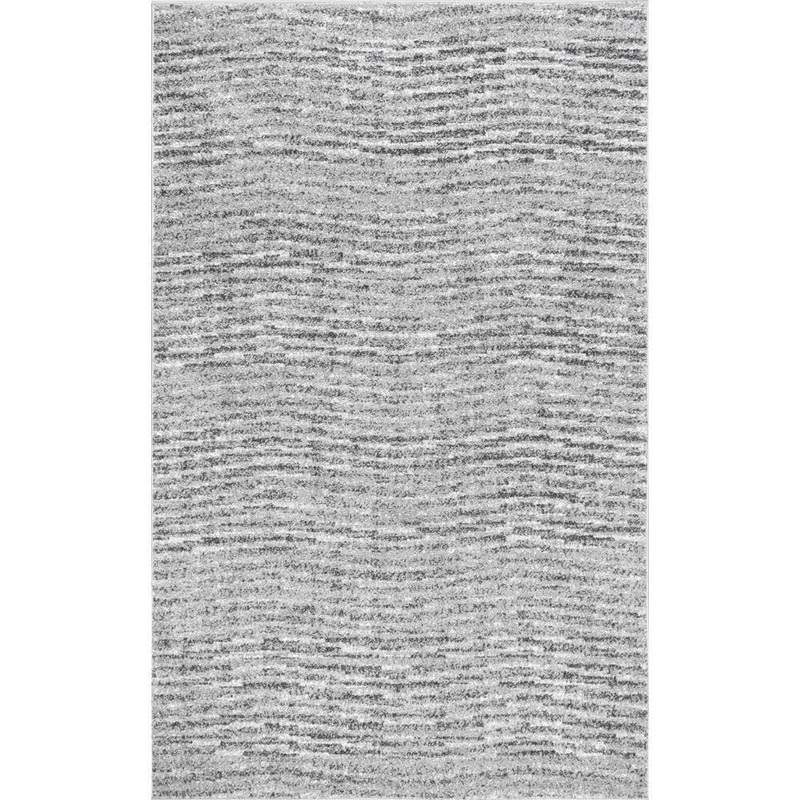 nuLOOM Sherill Modern Ripples Gray 12 ft. x 15 ft. Area Rug BDSM01A-12015