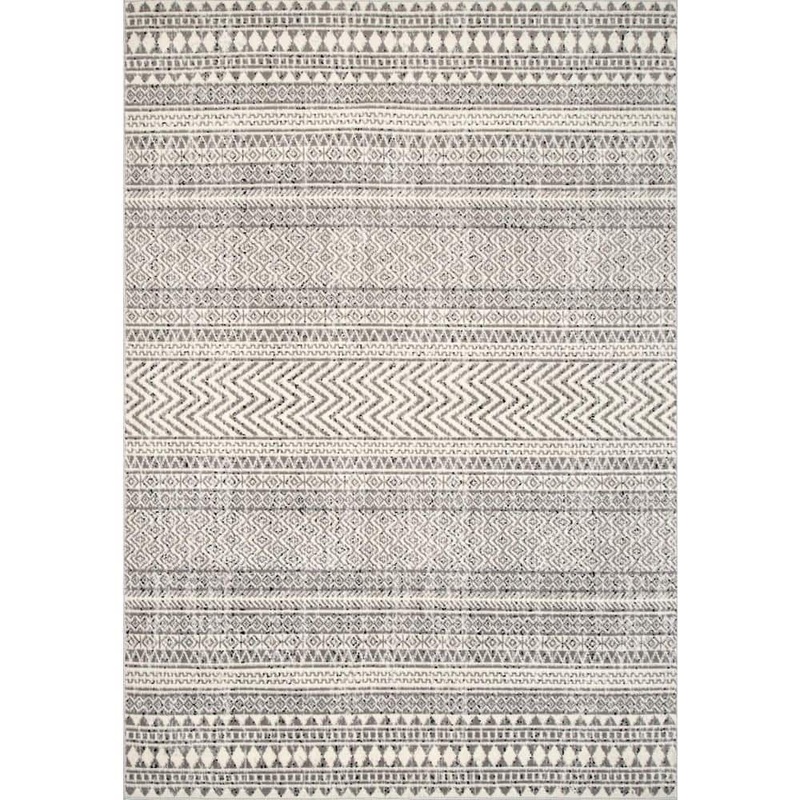 nuLOOM Catherina Grey 6 ft. Trellis Square Rug ECRK02A-S606