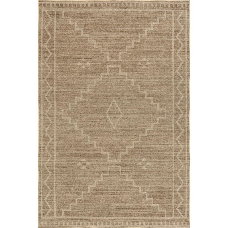 nuLOOM Mable Transitional Boho Easy-Jute Machine Washable Natural 4 ft. x 6 ft. Area Rug BIWL13A-406