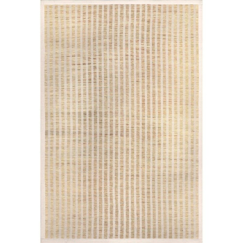 nuLOOM Margie Striped Grass Ivory 5 ft. x 8 ft. Modern Area Rug TALG01A-508