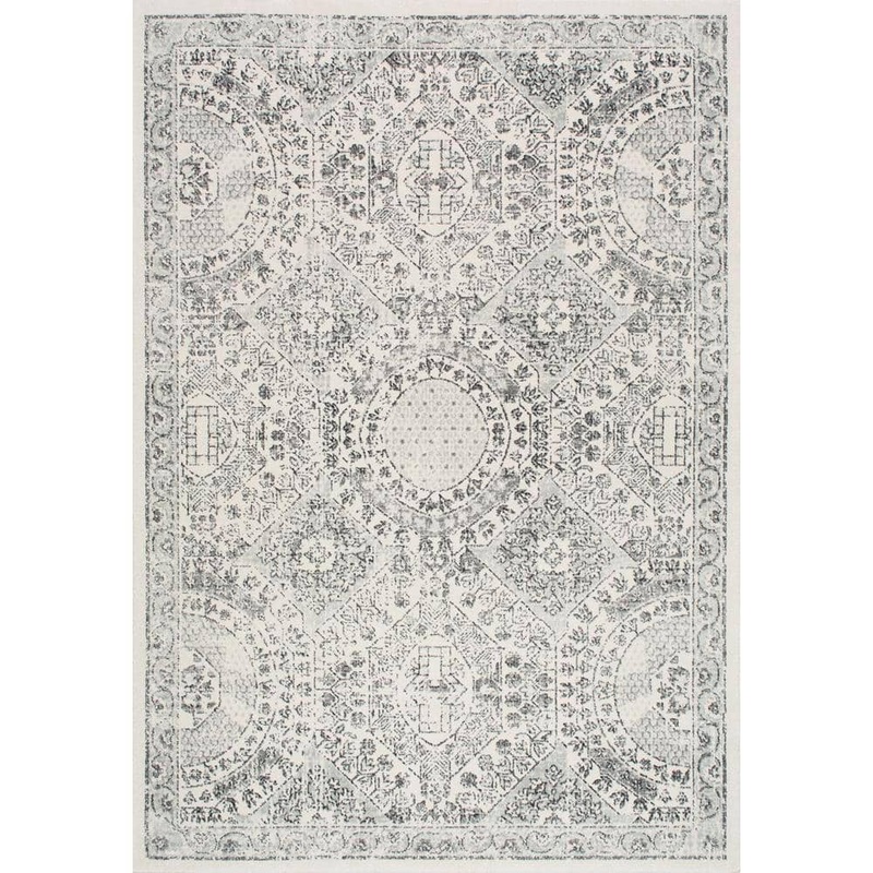 nuLOOM Minta Modern Persian 8 ft. x 11 ft. Gray Area Rug RZBD30A-8011
