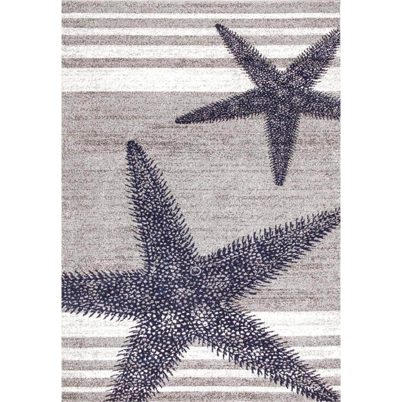 nuLOOM Thomas Paul Starfish Gray 7 ft. x 9 ft. Area Rug BDTP02A-6709