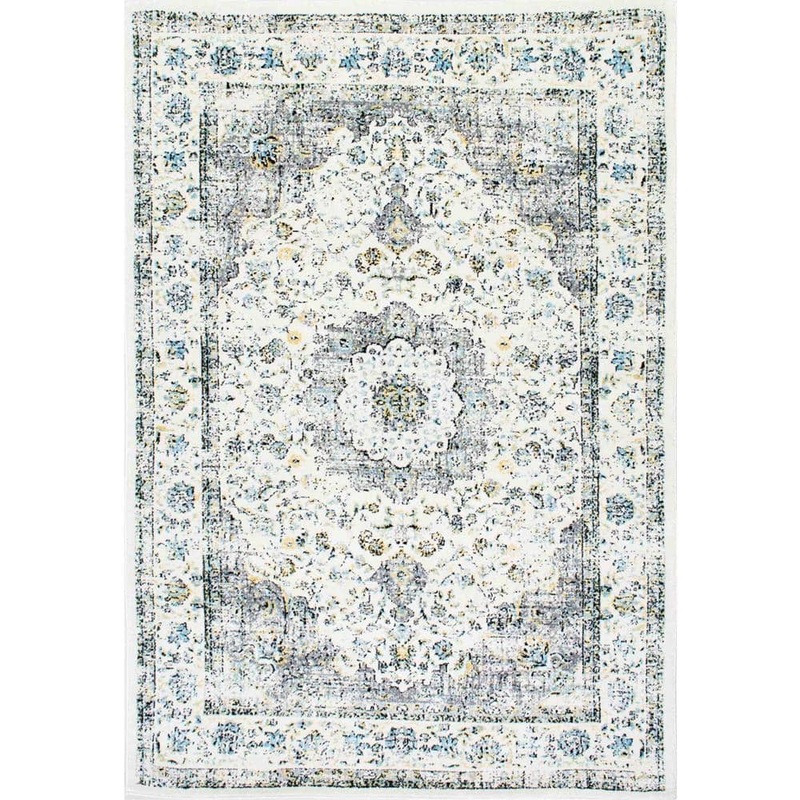 nuLOOM Verona Vintage Persian Gray 5 ft. x 8 ft. Area Rug RZBD07B-53079