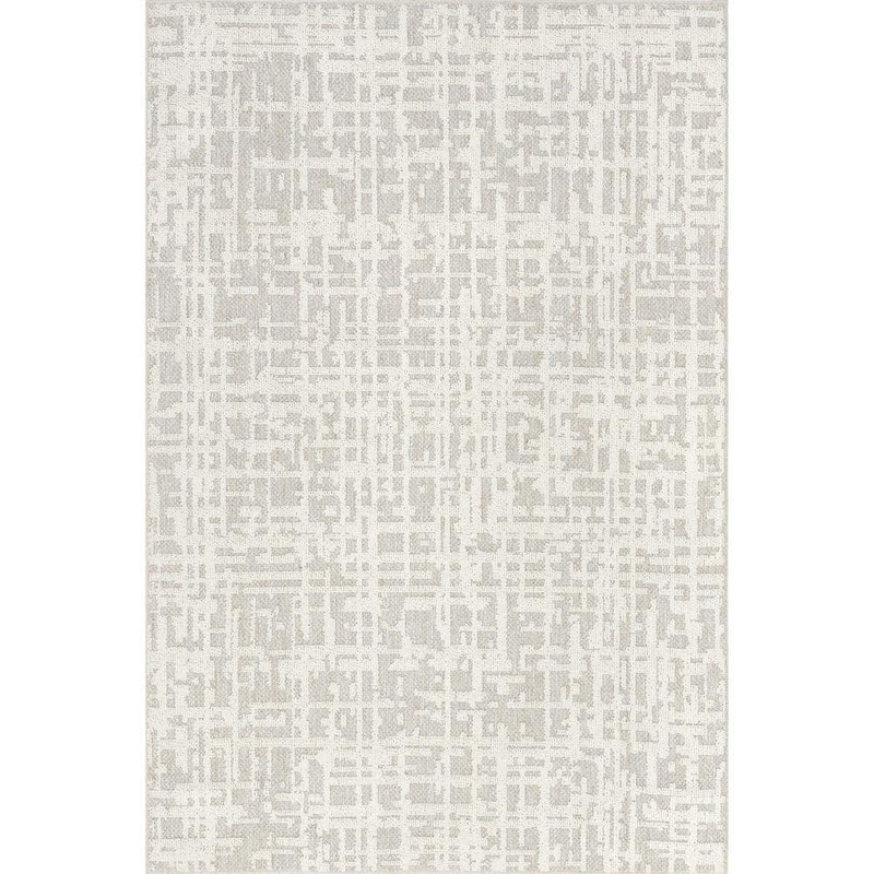 nuLOOM Amity  Light Grey 7 ft. 10 in. x 10 ft. Abstract Machine Washable Area Rug GCSN10A-8010