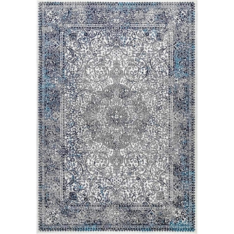 nuLOOM Delores Persian Blue 4 ft. x 6 ft. Area Rug LPCT02A-406