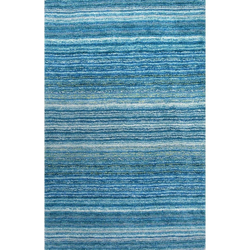 nuLOOM Drey Ombre Shag Sky Blue 8 ft. x 10 ft. Area Rug HJZOM1F-8010