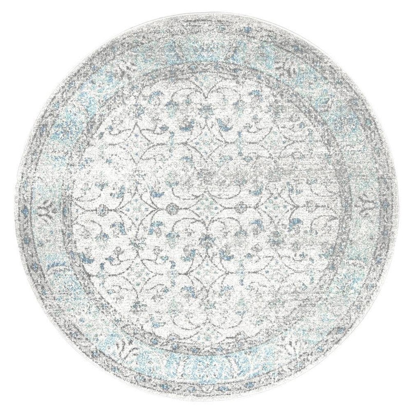 nuLOOM Rio Vintage Aqua 5 ft. Round Rug RZBD19A-R505