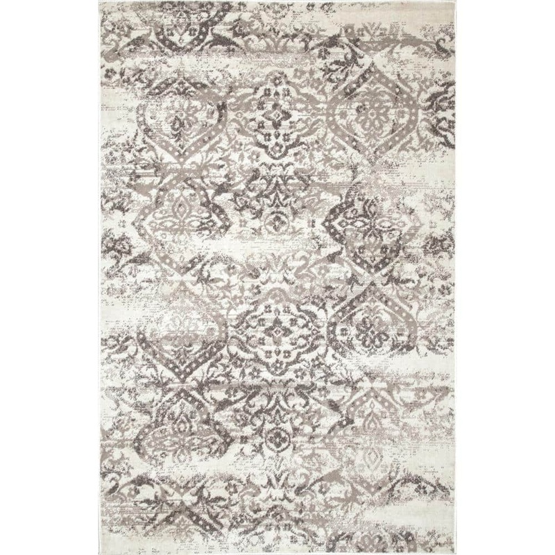 nuLOOM Vintage Freja 5 ft. x 8 ft. Gray Area Rug OWMN06A-508