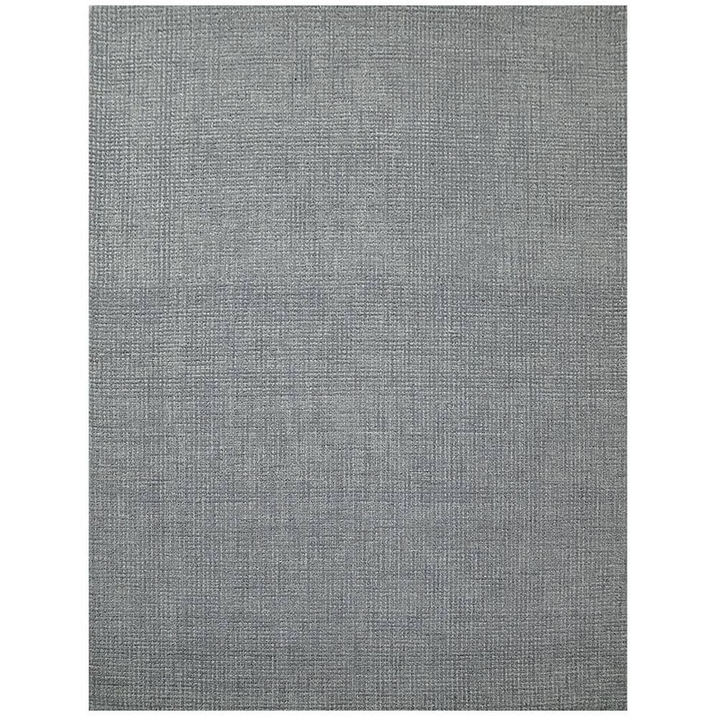 Ottomanson Agra Collection Static Design 8×10 Indoor Handmade Wool Area Rug, 7 ft. 6 in. x 9 ft. 10 in., Grey OW5003-8X10