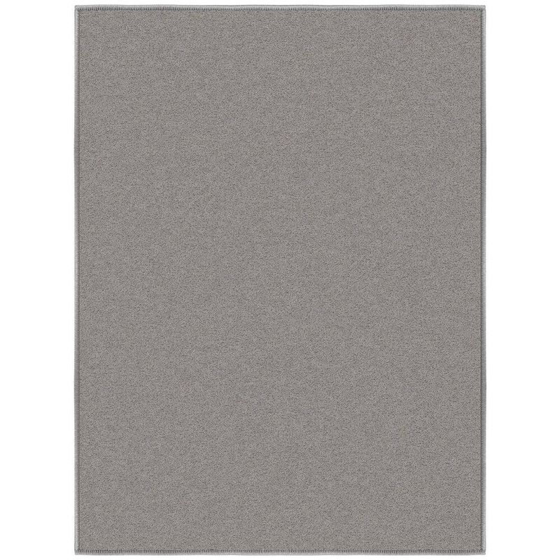 Ottomanson Basics Collection Non-Slip Rubberback Modern Solid Design 2×3 Indoor Area Rug/Entryway Mat, 2 ft. 3 in. x 3 ft., Gray BSC9503-2X3