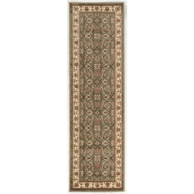 RADICI USA Como Sage 2 ft. x 8 ft. Traditional Oriental Floral Area Rug 1592/1064/SAGE