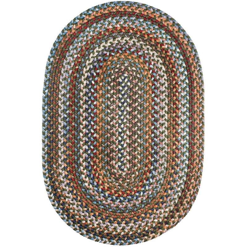 Rhody Rug Annie Greengrass 3 ft. x 5 ft. Oval Indoor Braided Area Rug AN22R036X060