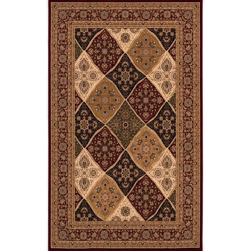 Rug Branch Majestic Red 2 ft. 3 in. x 12 ft. Traditional Runner Area Rug Transitional JA2195RD212