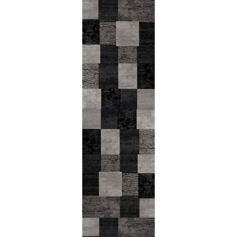 Rug Branch Montage Collection Modern Abstract Runner Area Rug (2×8 feet) Abstract – 2’3