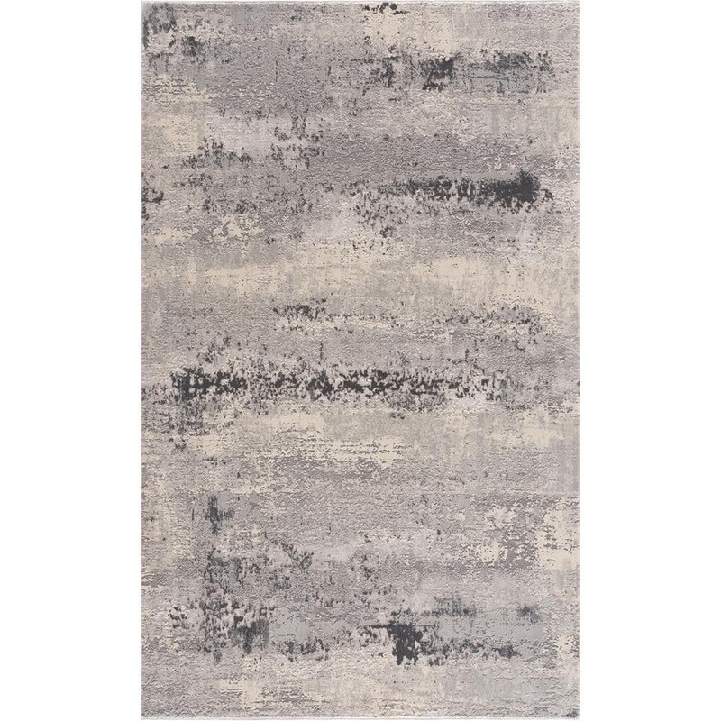 Rug Branch Vogue Grey (2 ft. x 15 ft.) – 2 ft. 3 in. x 15 ft. Modern Abstract Runner Area Rug ALL6649GY215