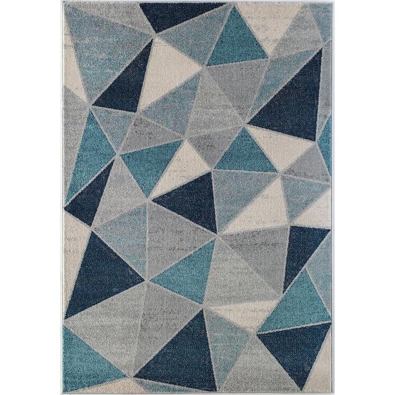 Rugs America Kaia Indigo Blue 5 ft. x 7 ft. Area Rug RA28278