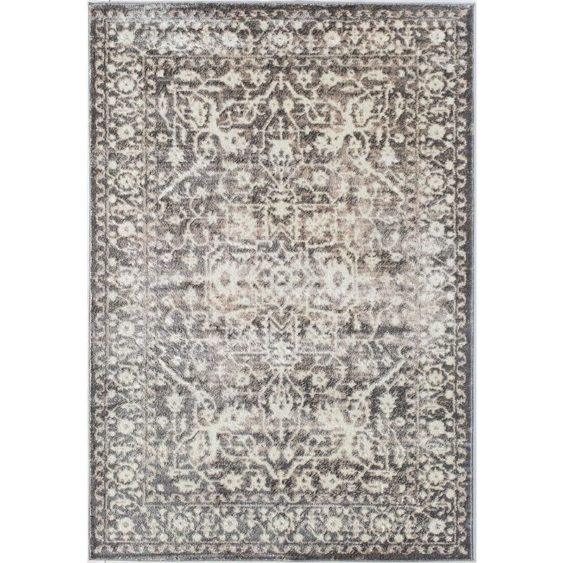 Rugs America Lennox Stone Beige 2 ft. x 4 ft. Area Rug RA30537