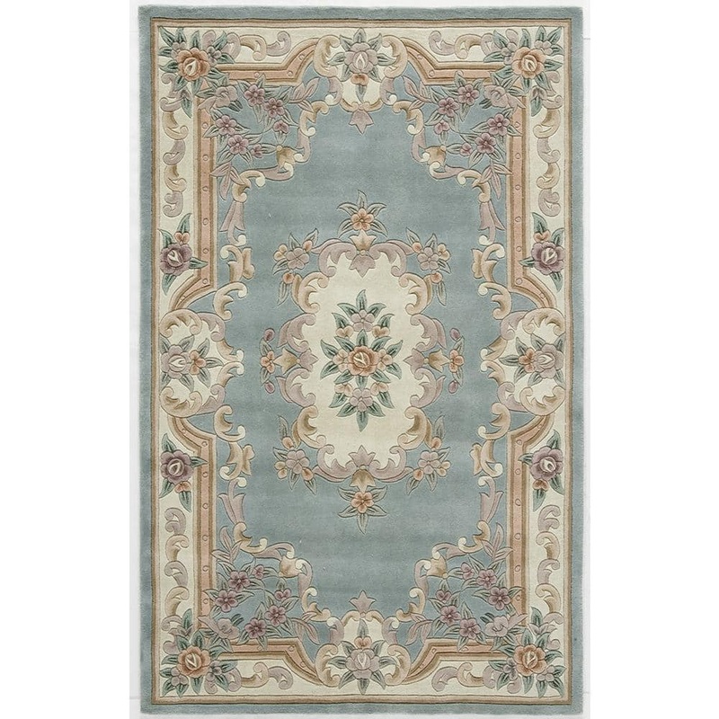 Rugs America Light Green 2 ft. x 4 ft. Indoor Area Rug RA21531