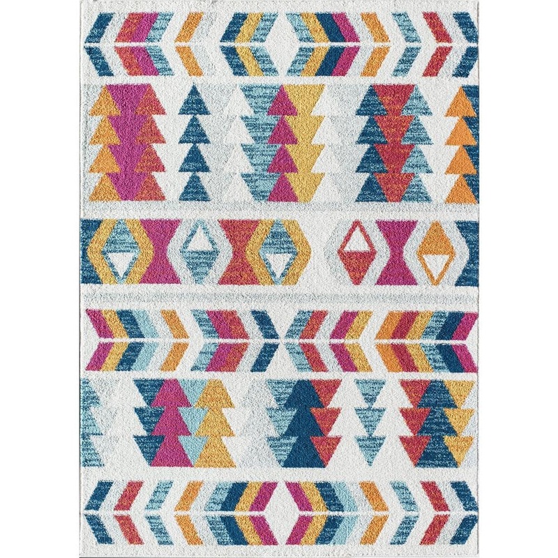 Rugs America Miko Ginger Lemon Multi 8 ft. x 10 ft. Area Rug RA29119