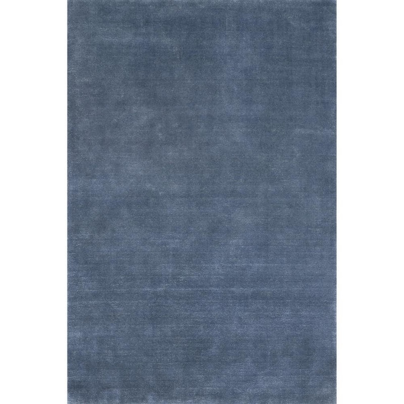 RUGS USA Arrel Speckled Wool-Blend Denim 8 ft. x 10 ft. Indoor/Outdoor Patio Rug MTKZ01F-8010