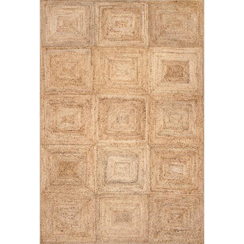 RUGS USA Christie Hand Braided Flatweave Jute Natural 9 ft. x 12 ft. Area Rug SVRD01A-9012