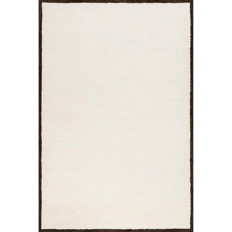 RUGS USA Pierre Wool Ivory 9 ft. x 12 ft. Indoor/Outdoor Patio Rug NEAL04B-9012