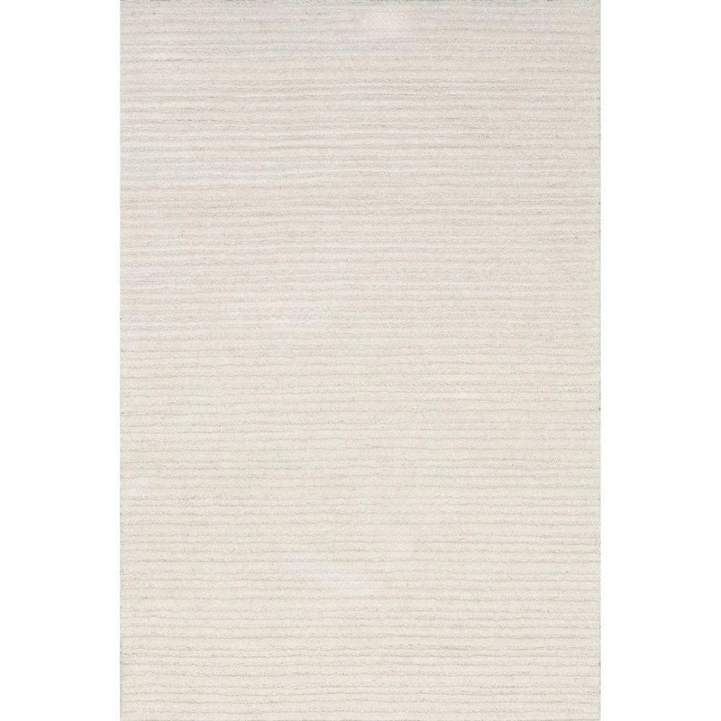 RUGS USA Southwest Striped Wool Ivory 10 ft. x 14 ft. Indoor/Outdoor Patio Rug SVOH03A-10014