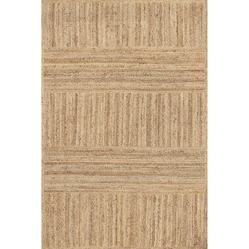 RUGS USA Alder Jute Natural 6 ft. x 9 ft. Indoor/Outdoor Patio Rug SVNT03A-609