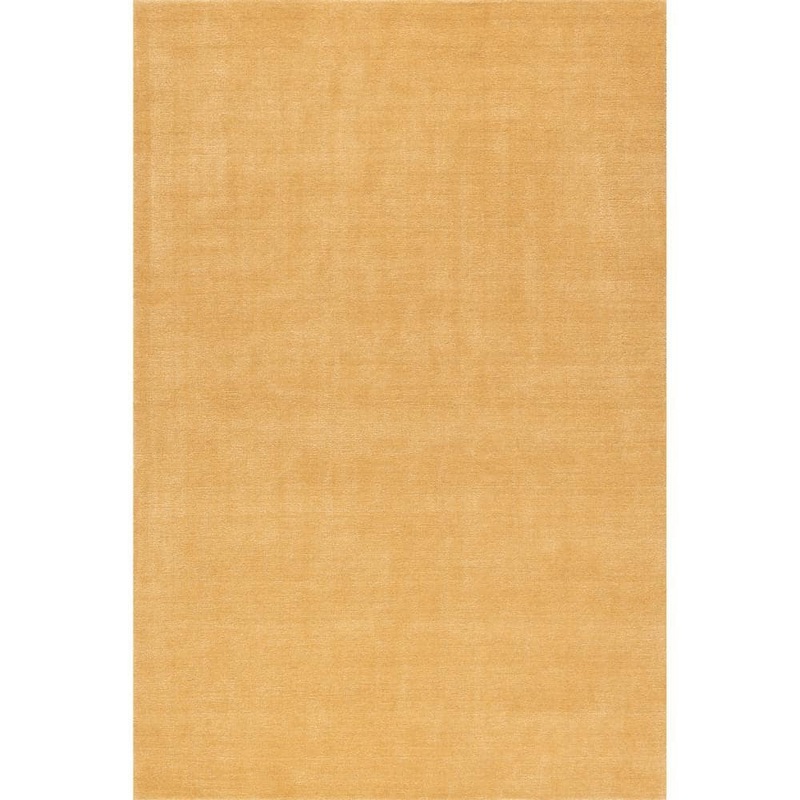 RUGS USA Arrel Speckled Wool-Blend Golden Butter 9 ft. x 12 ft. Indoor/Outdoor Patio Rug MTKZ01J-9012