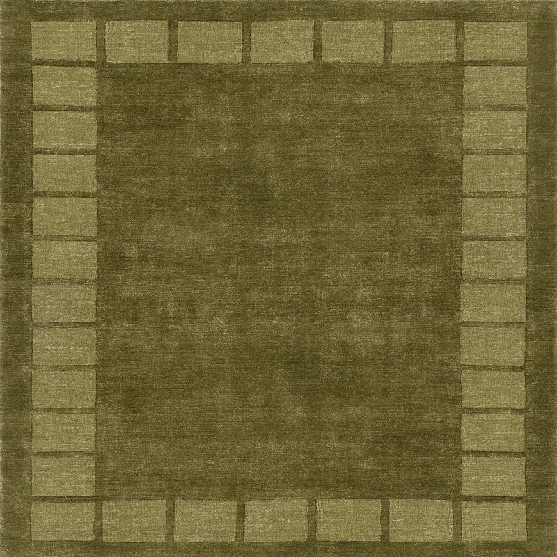 RUGS USA Petra High-Low Wool-Blend Verdant Green 10 ft. x 14 ft. Indoor/Outdoor Patio Rug MTGE01C-10014