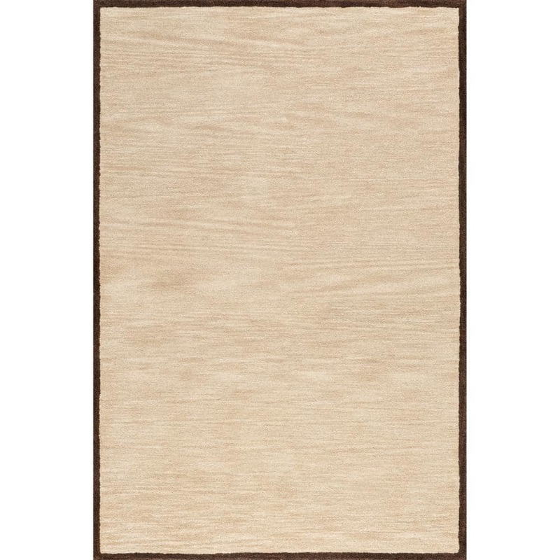 RUGS USA Pierre Wool Beige 4 ft. x 6 ft. Indoor/Outdoor Patio Rug NEAL04A-406