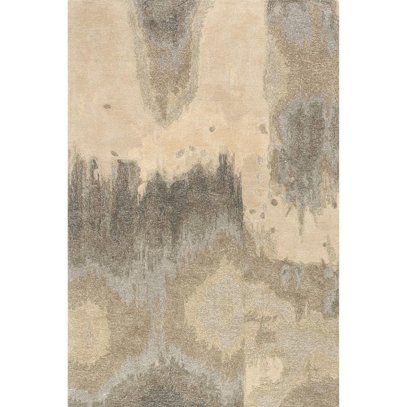 RUGS USA Siwalik Wool Beige 4 ft. x 6 ft. Indoor/Outdoor Patio Rug RUTP01A-406