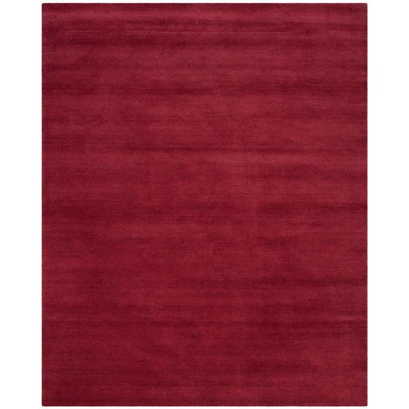 SAFAVIEH Himalaya Red 8 ft. x 10 ft. Gradient Solid Area Rug HIM610G-8