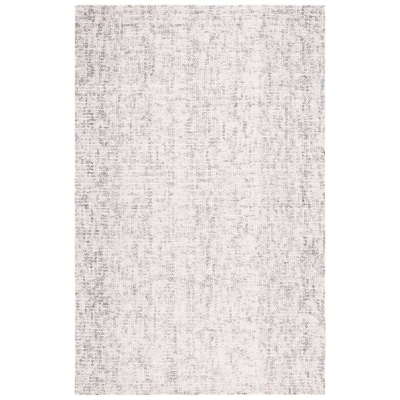 SAFAVIEH Abstract Gray/Ivory 5 ft. x 8 ft. Contemporary Marble Area Rug ABT495F-5