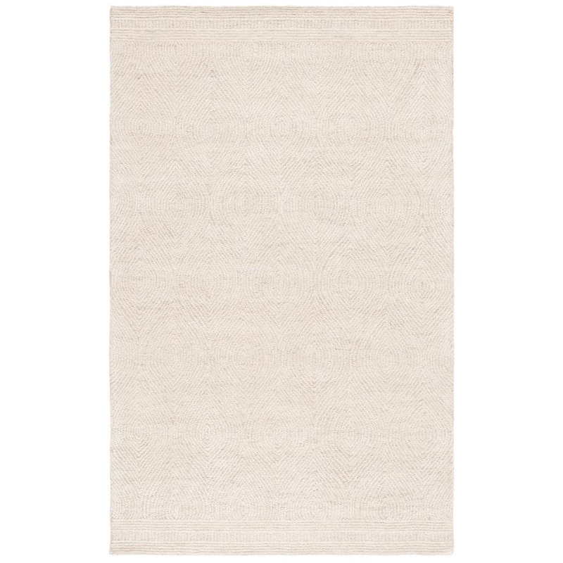 SAFAVIEH Abstract Ivory/Beige 5 ft. x 8 ft. Geometric Area Rug ABT340A-5