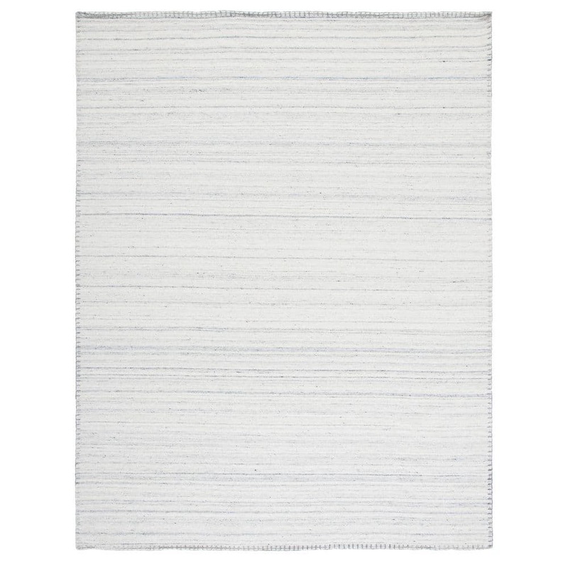 SAFAVIEH Kilim Beige/Light Grey 8 ft. x 10 ft. Solid Color Gradient Area Rug KLM651B-8
