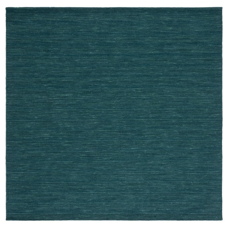 SAFAVIEH Kilim Dark Green 6 ft. x 6 ft. Solid Color Square Area Rug KLM850X-6SQ