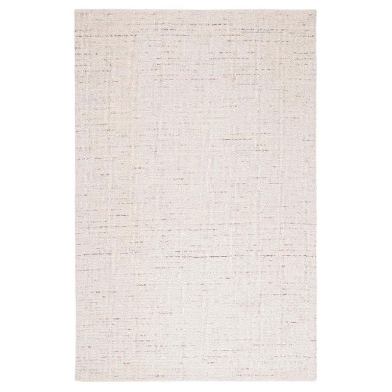 SAFAVIEH Abstract Ivory/Brown 4 ft. x 6 ft. Speckled Area Rug ABT468T-4